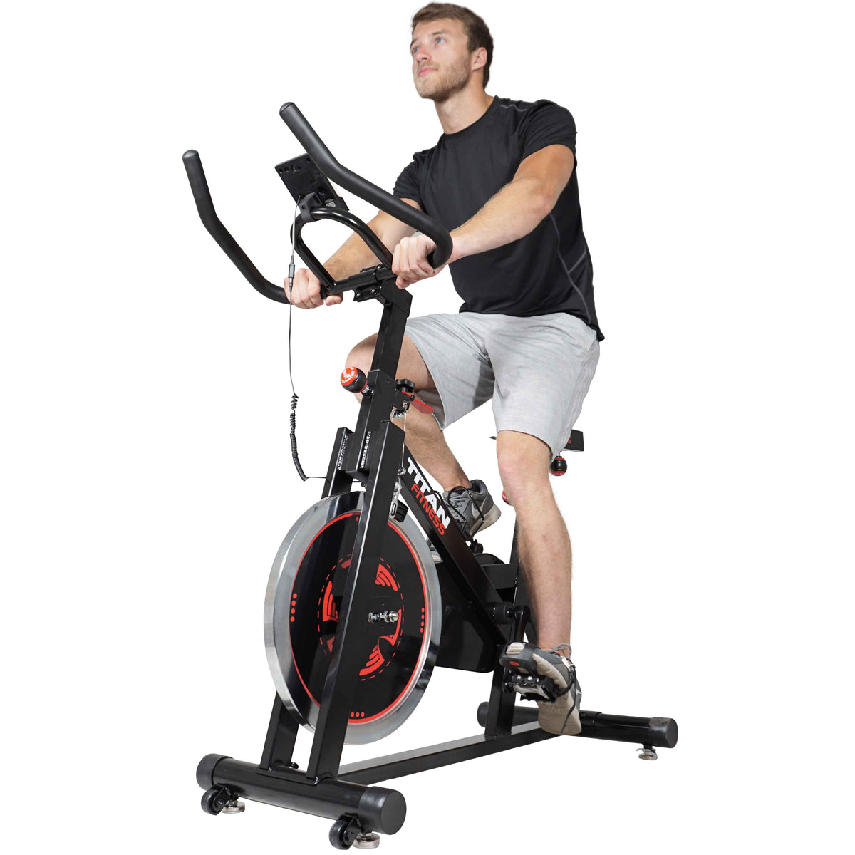 Scratch and Dent, Pro Indoor Cycling Exercise Bike w/ LCD Screen 40 lb Flywheel - view 5