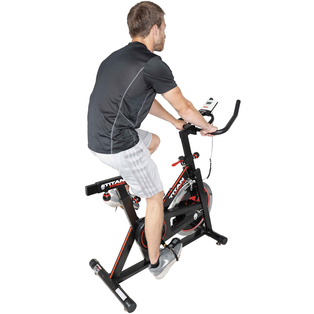 Scratch and Dent, Pro Indoor Cycling Exercise Bike w/ LCD Screen 40 lb Flywheel - view 7