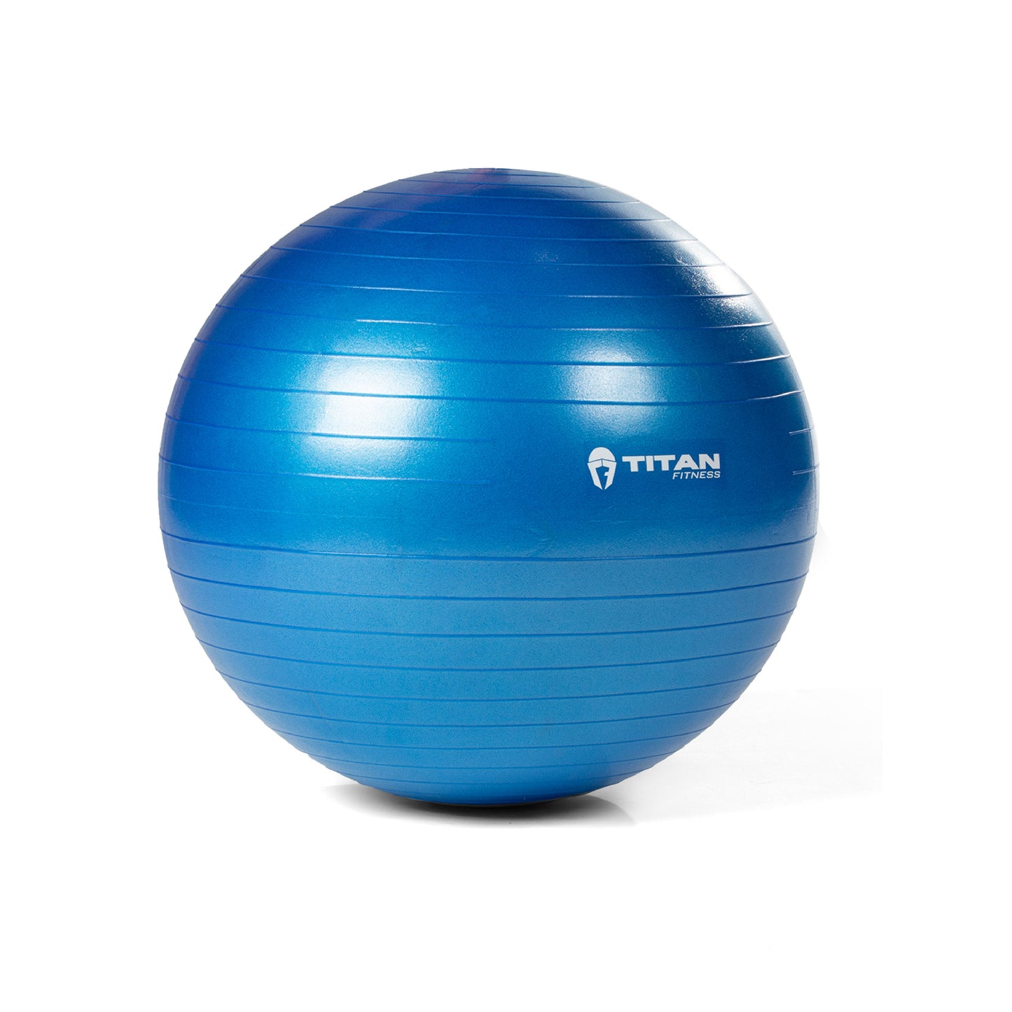 Scratch and Dent - 55cm Anti Burst Yoga Stability Exercise Ball w/ Pump Blue - FINAL SALE - view 1