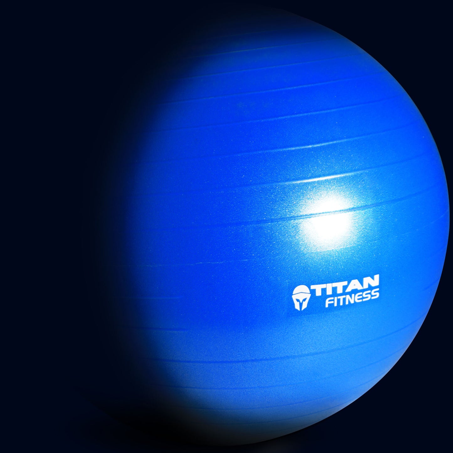 Scratch and Dent, 65cm Anti Burst Yoga Stability Exercise Ball w/ Pump Blue - view 8