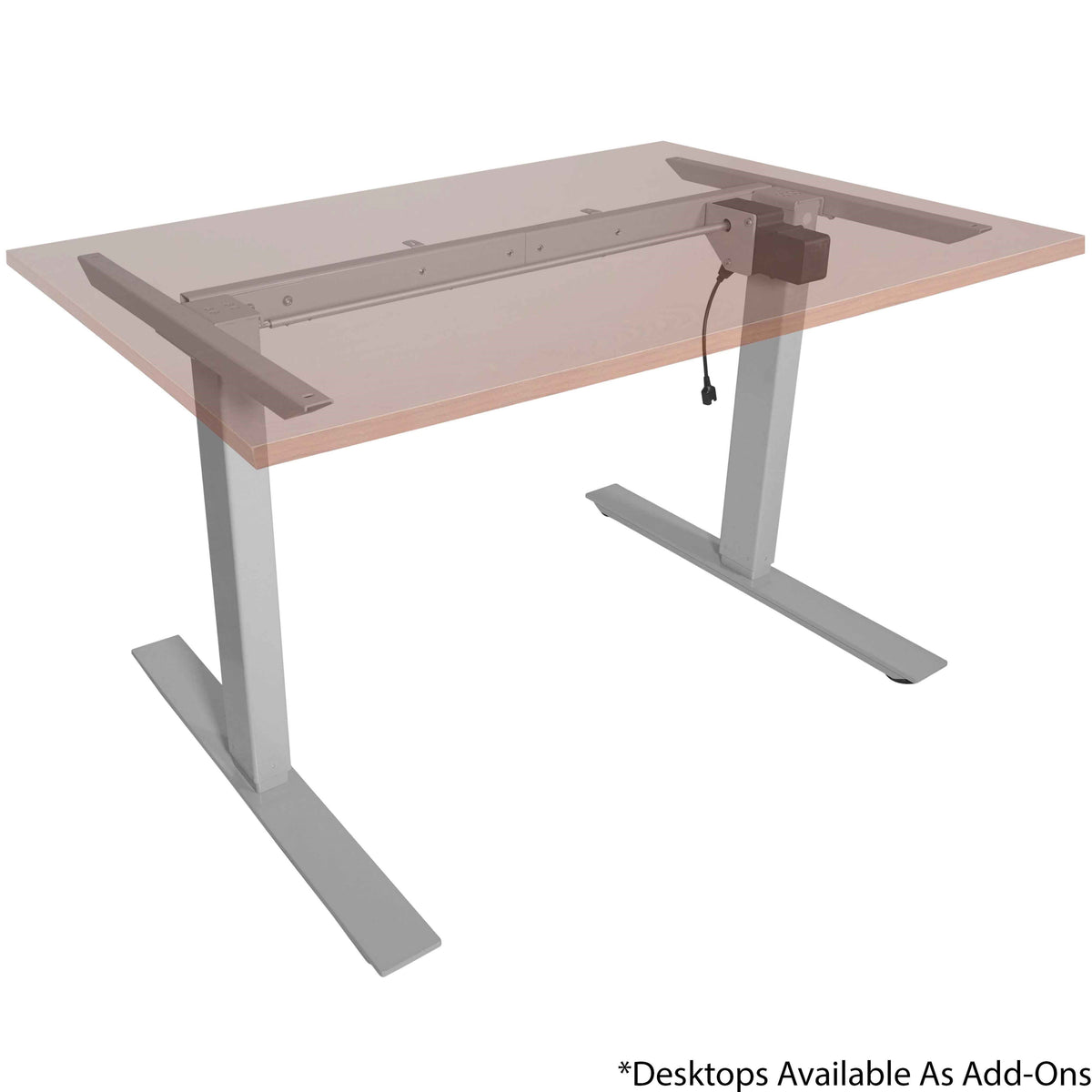 Single Motor Electric Adjustable Height A2 Sit-Stand Desk - view 11
