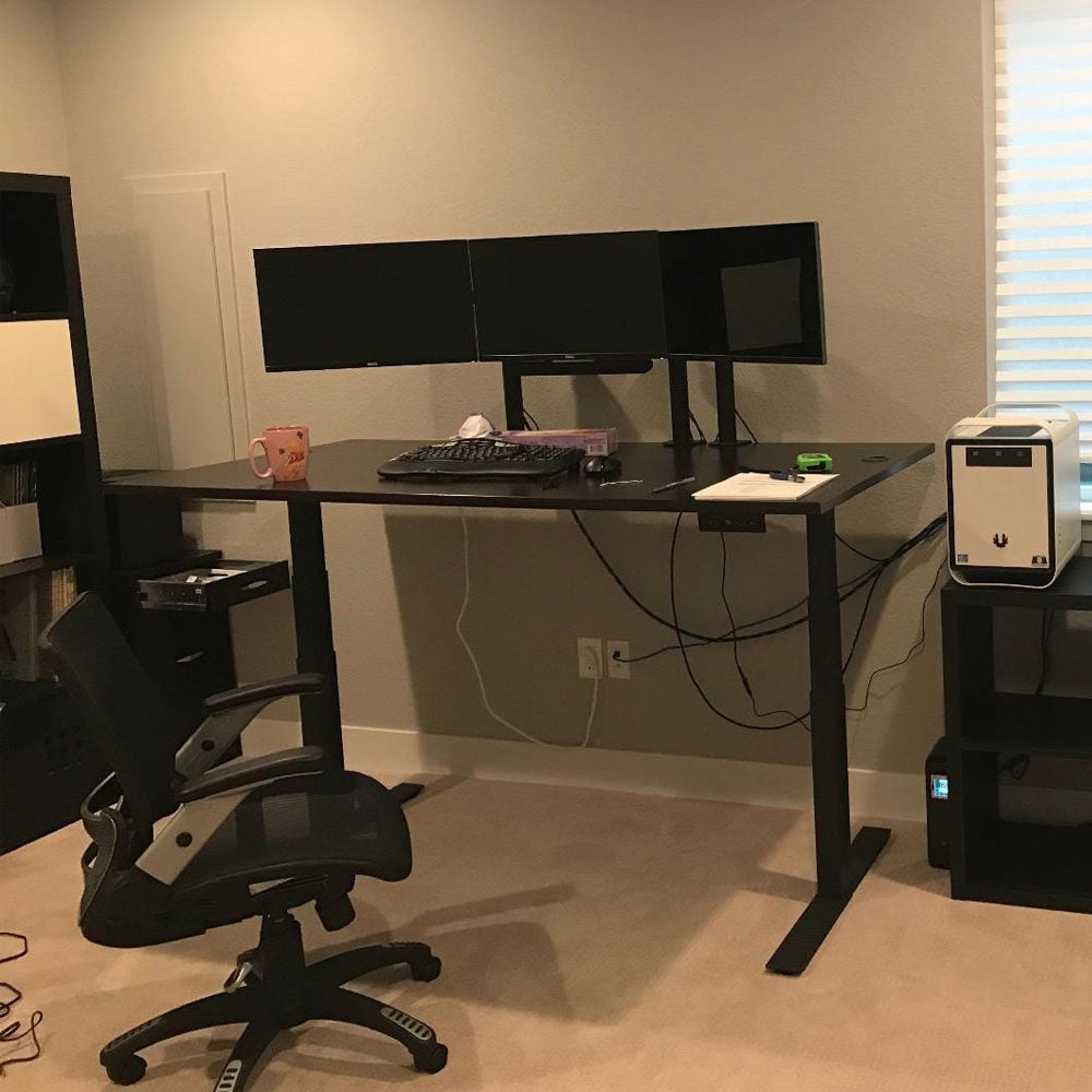 Scratch and Dent - Dual Motor Electric Adjustable Height A6 Sit-Stand Desk - FINAL SALE - view 7