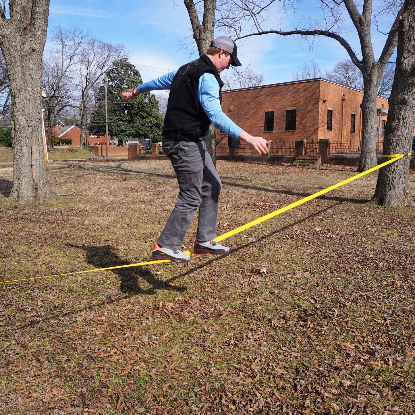 Scratch and Dent - 50' Slackline Kit w/ Hook & Ratchet Closer - FINAL SALE - view 5