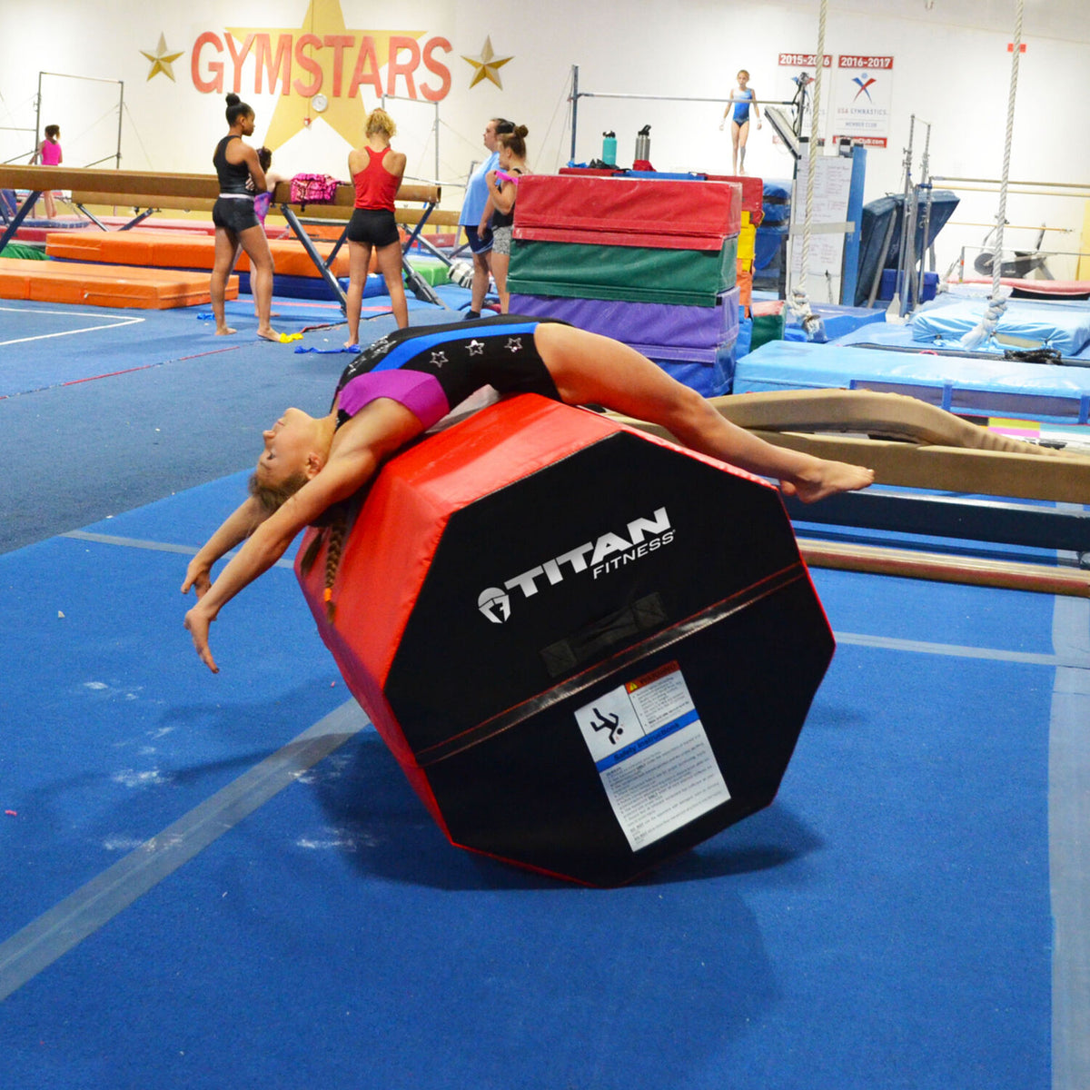 Scratch and Dent - Junior Gymnastic Large Octagon Style Tumbler Trainer - FINAL SALE - view 2