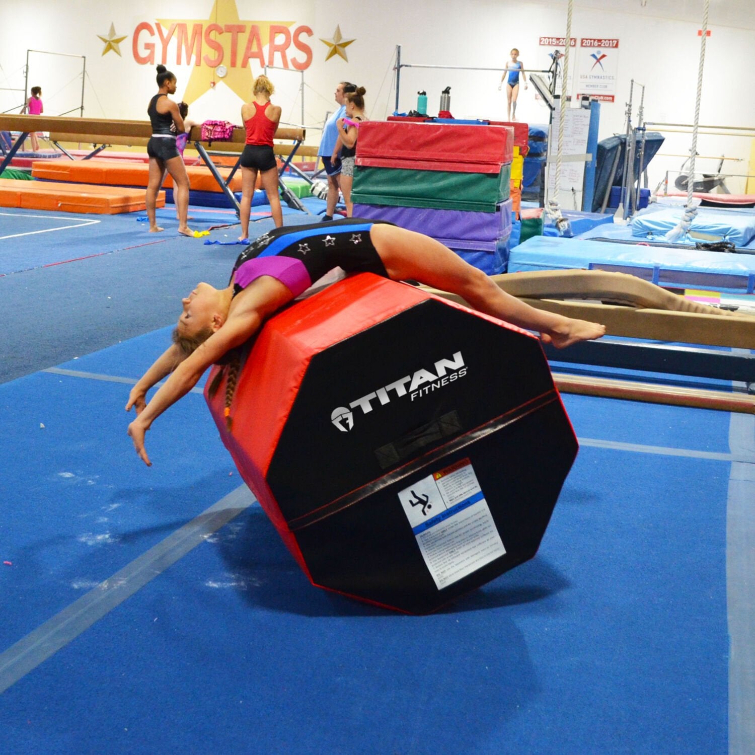 Scratch and Dent, Junior Gymnastic Large Octagon Style Tumbler Trainer