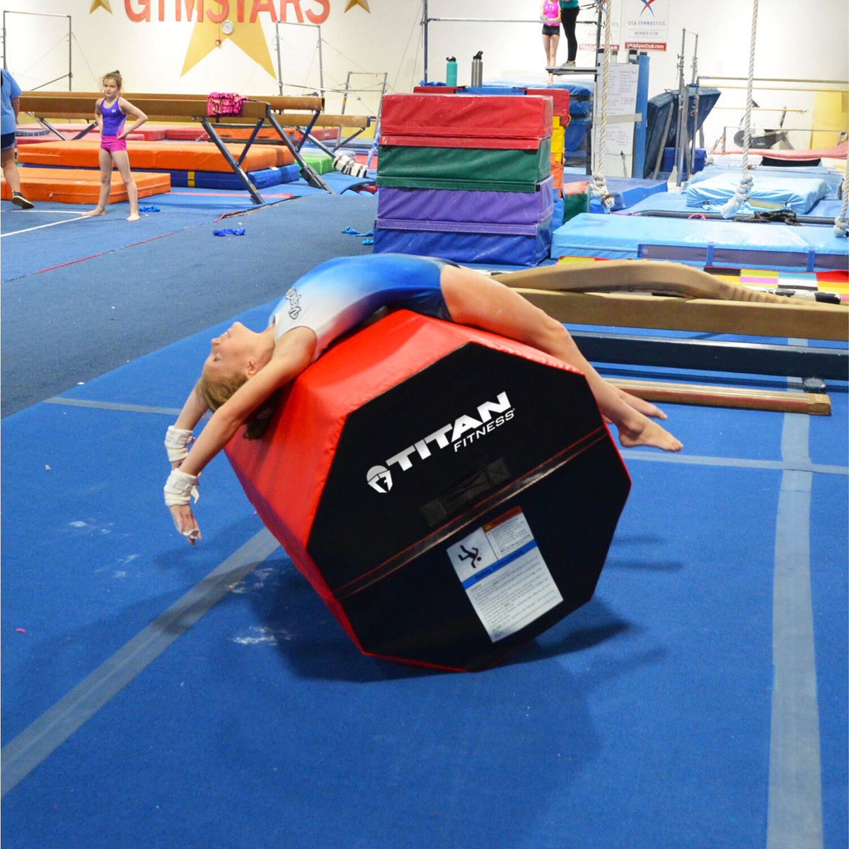 Scratch and Dent, Junior Gymnastic Large Octagon Style Tumbler Trainer