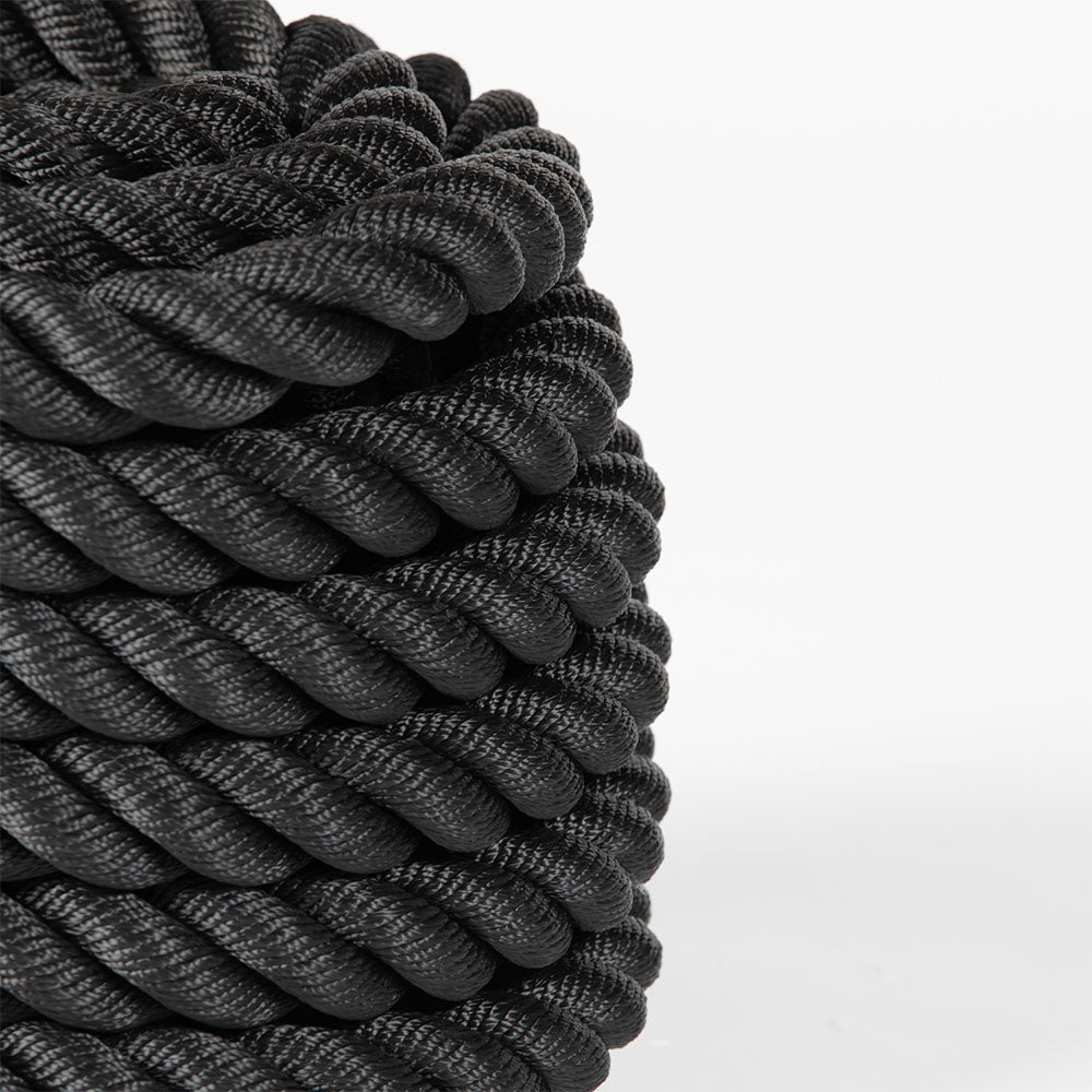 Black Poly Dacron Battle Ropes - Battle Rope Length: 50 FT - Battle Rope Thickness: 1.5" | 50 FT / 1.5" - view 23