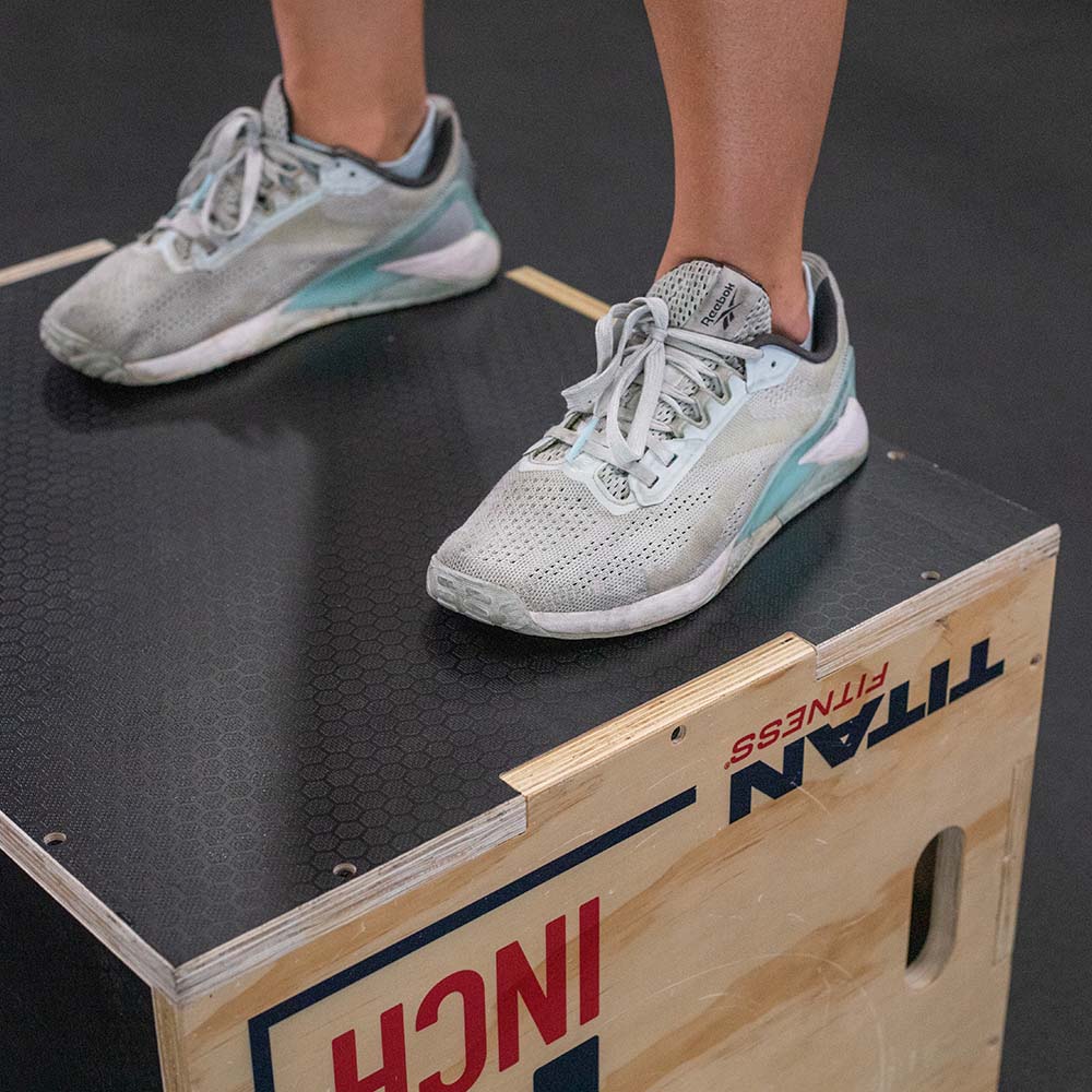 Youth 3-in-1 Wooden Plyometric Box – 12" x 14" x 16" - view 2