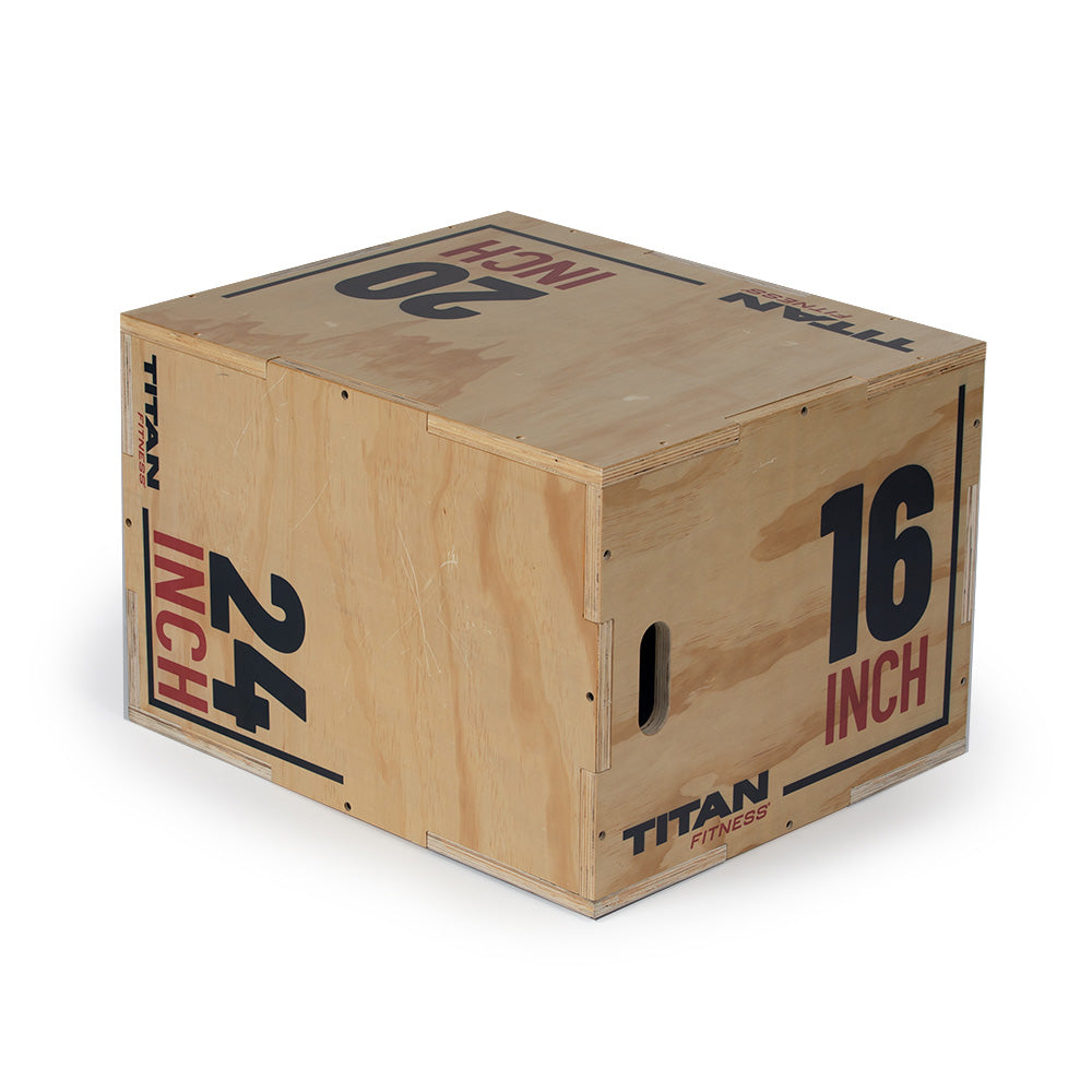 3-in-1 Wooden Plyo Box | Medium (16 x 20 x 24) - view 1