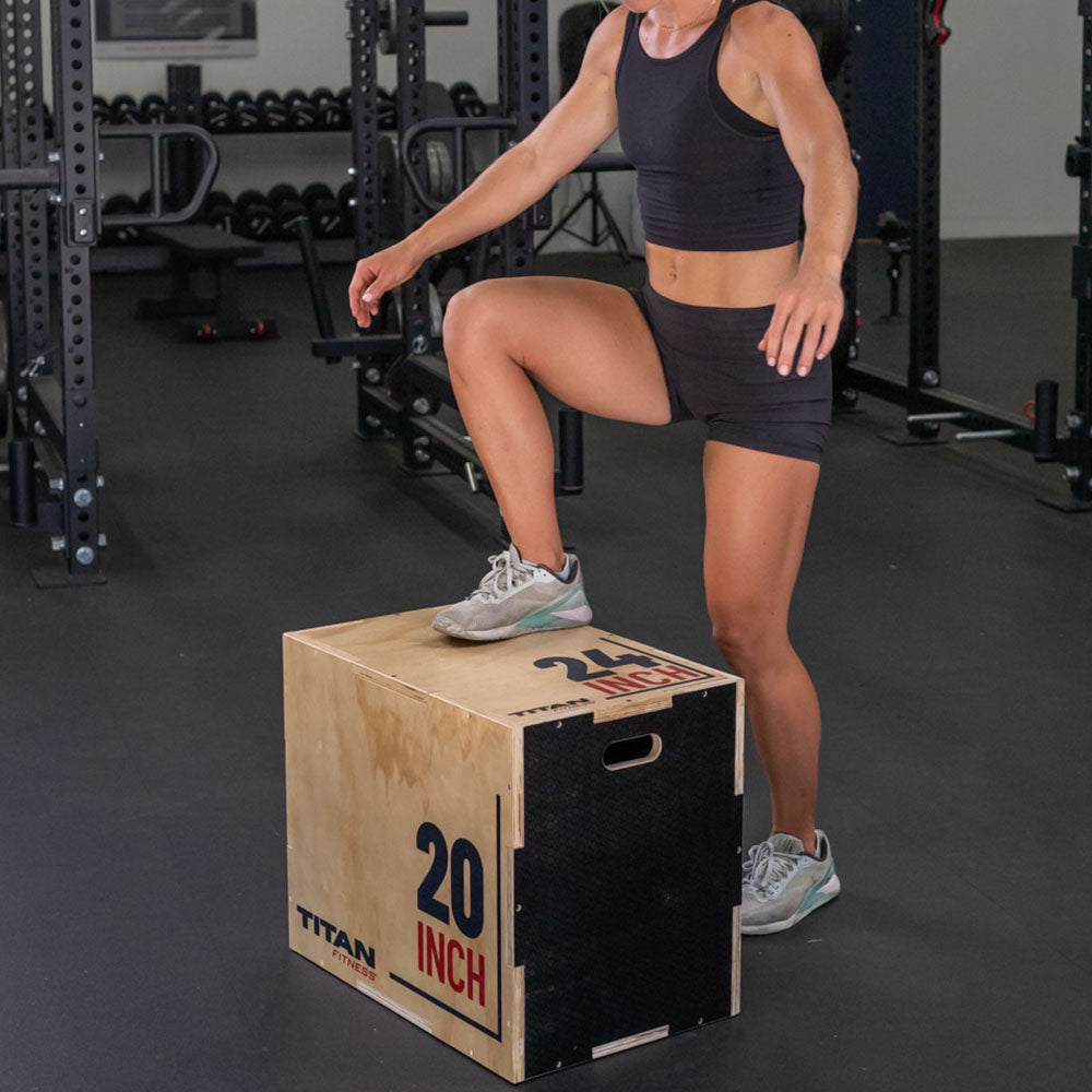 3-in-1 Wooden Plyo Box | Medium (16 x 20 x 24) - view 3