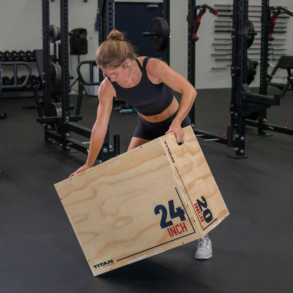 3-in-1 Wooden Plyo Box | Large (20 x 24 x 30in) - view 12