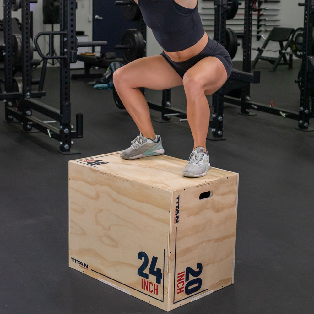 3-in-1 Wooden Plyo Box | Large (20 x 24 x 30in) - view 13