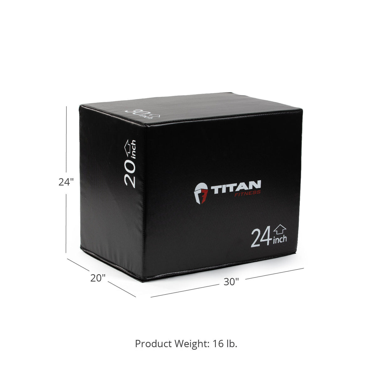 Scratch and Dent - 3-In-1 Soft Foam Plyometric Box 20" 24" 30" - FINAL SALE - view 8