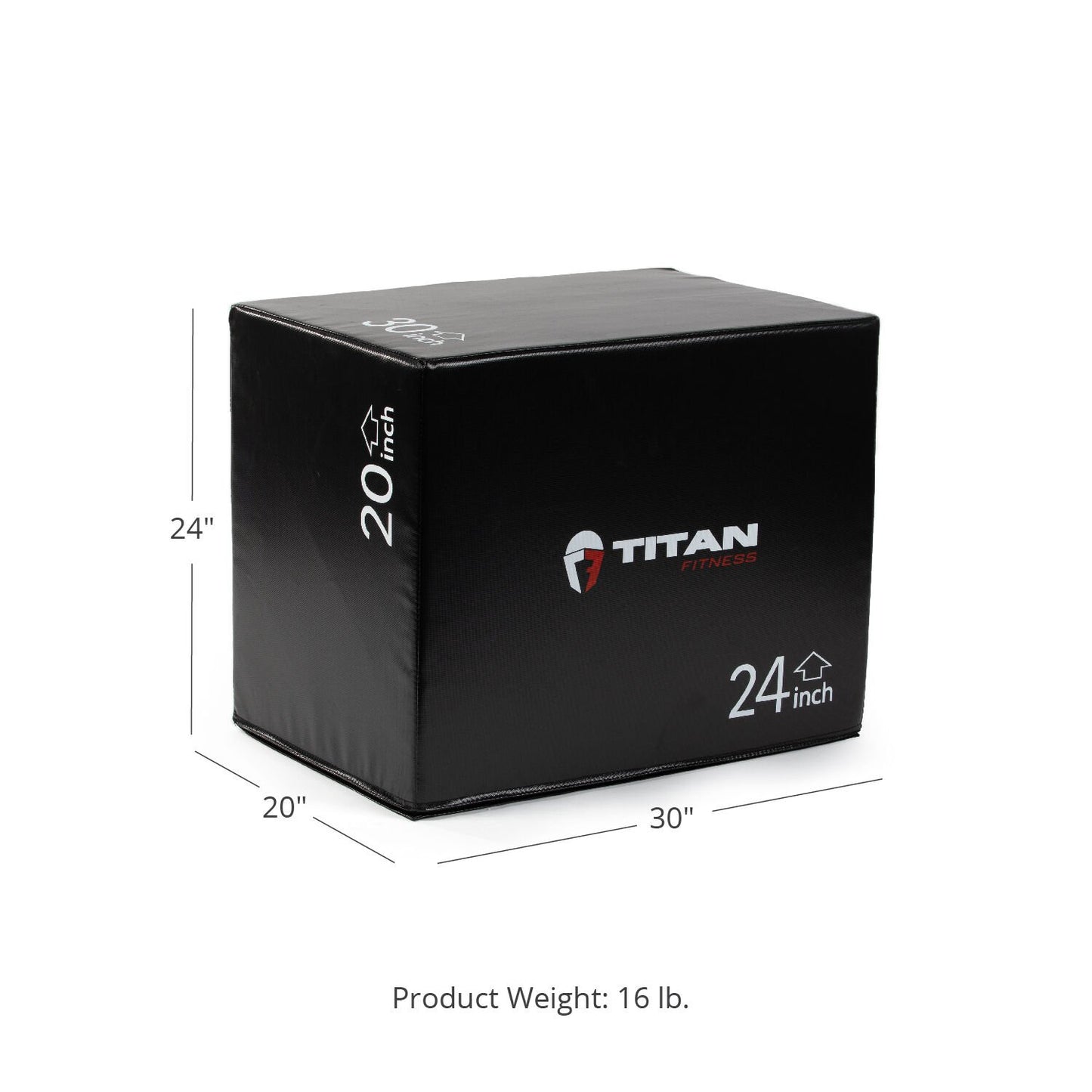 Scratch and Dent - 3-In-1 Soft Foam Plyometric Box – 20-in x 24-in x 30-in - FINAL SALE - view 2