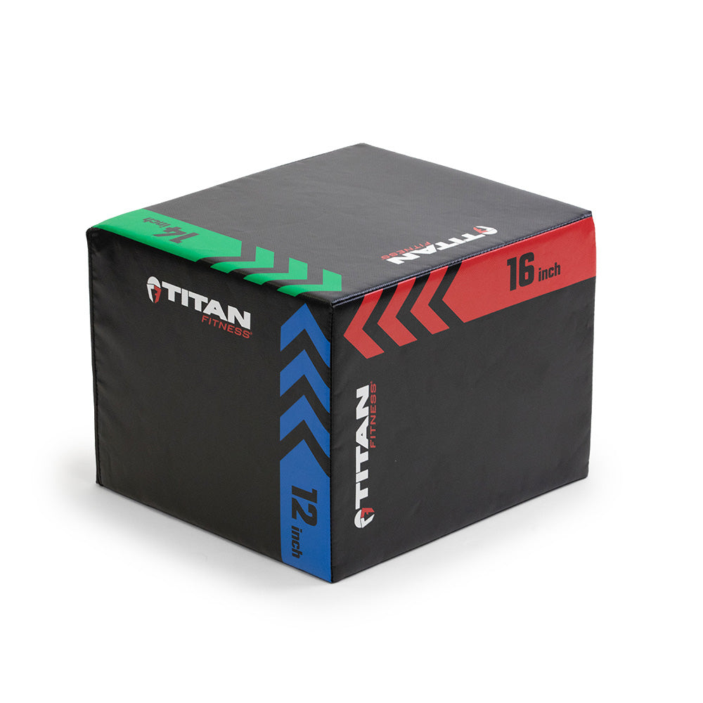 Youth 3-In-1 Heavy Foam Plyo Box – 12" x 14" x 16" - view 1