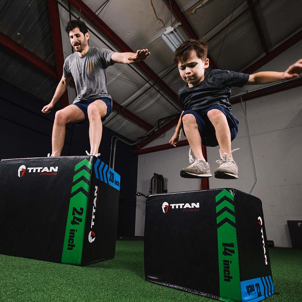 Youth 3-In-1 Heavy Foam Plyo Box – 12" x 14" x 16" - view 3