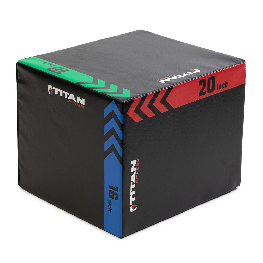 3-In-1 Heavy Foam Plyometric Box | 16 x 18 x 20in - view 1