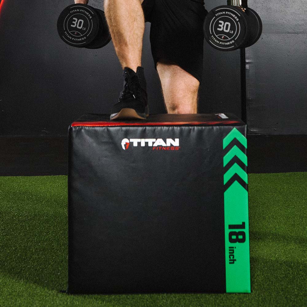 3-In-1 Heavy Foam Plyometric Box | 16 x 18 x 20in - view 3