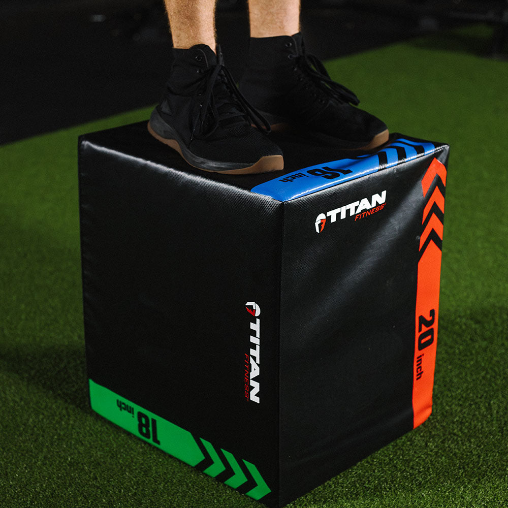 3-In-1 Heavy Foam Plyometric Box | 16 x 18 x 20in - view 7