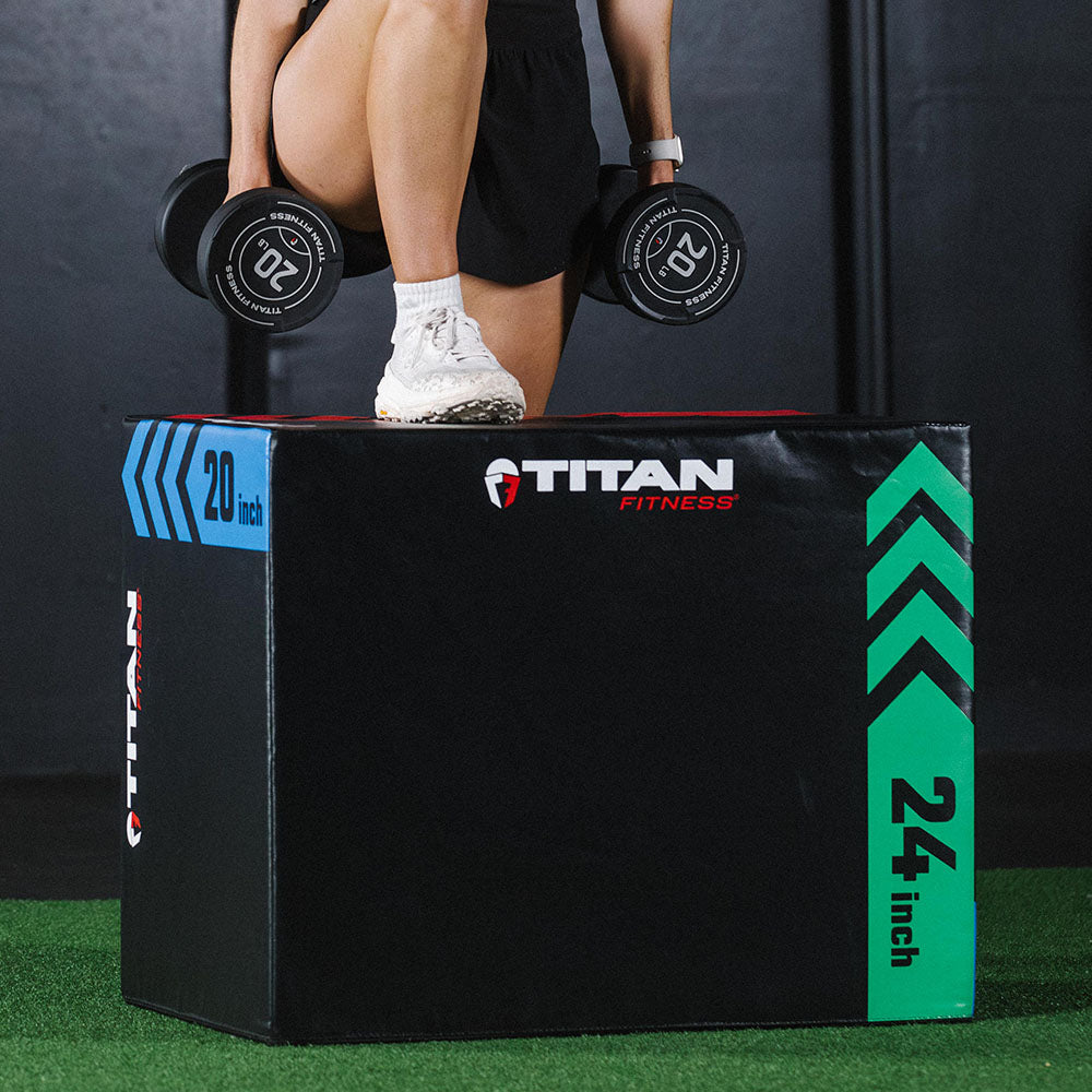 3-In-1 Heavy Foam Plyometric Box | 20 x 24 x 30in - view 14