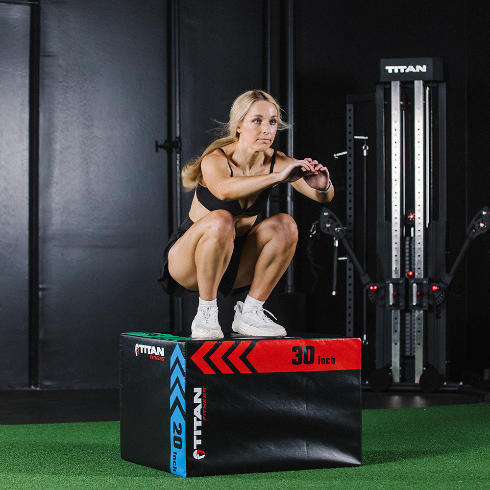 3-In-1 Heavy Foam Plyometric Box | 20 x 24 x 30in - view 18