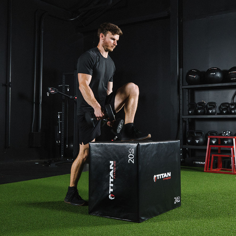 3-in-1 Soft Foam Plyometric Box – 20 inch x 24 inch x 30 inch - view 3