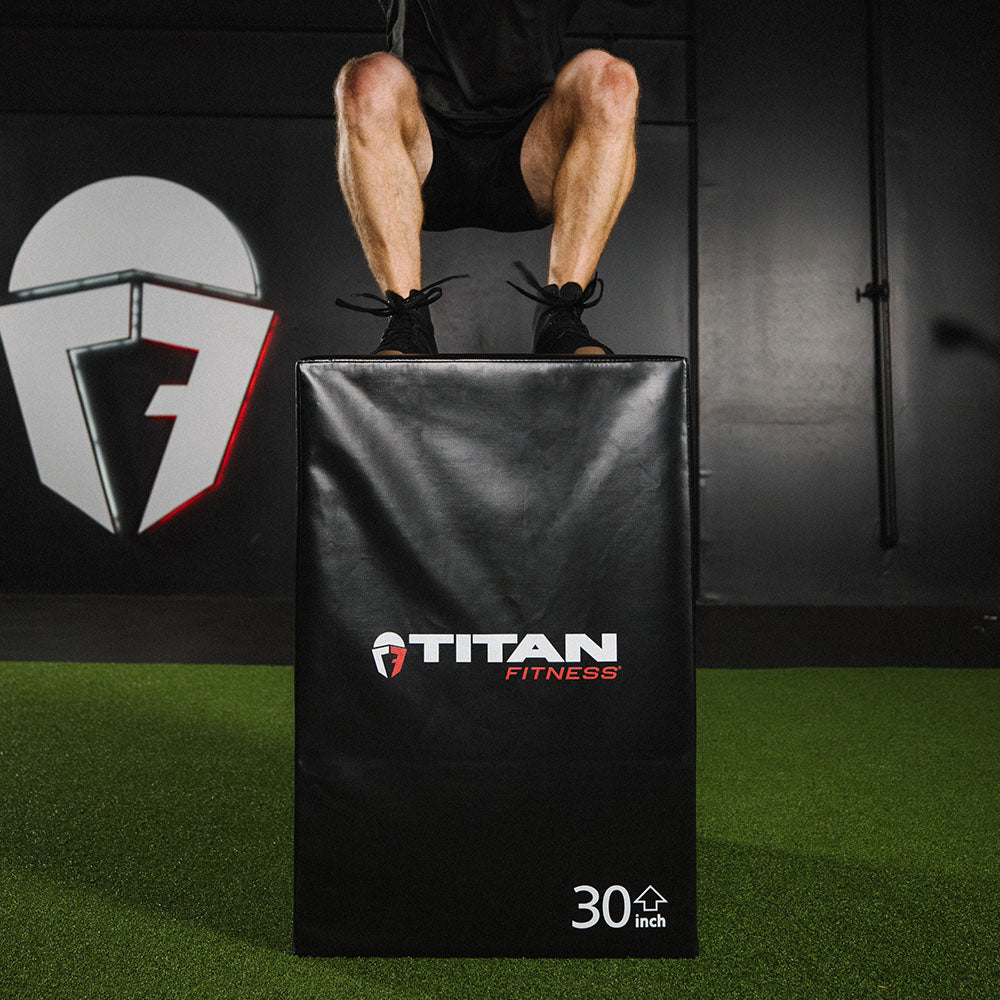 3-in-1 Soft Foam Plyometric Box – 20 inch x 24 inch x 30 inch