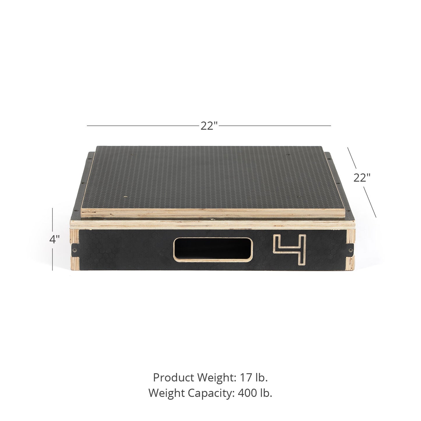 SCRATCH AND DENT - 4-in Stackable Wooden Plyometric Box - FINAL SALE - view 10