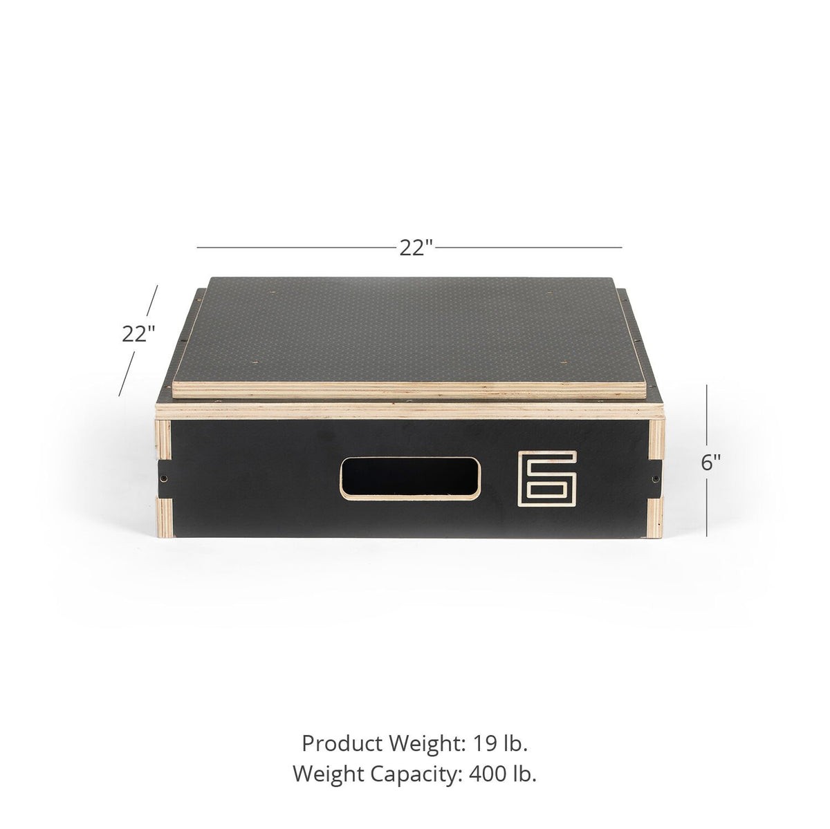 SCRATCH AND DENT - 6-in Stackable Wooden Plyometric Box - FINAL SALE - view 10