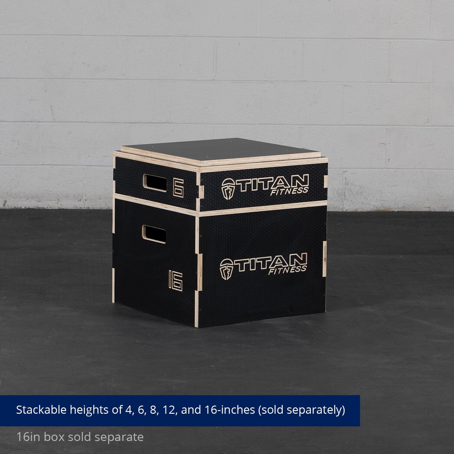 SCRATCH AND DENT - 6-in Stackable Wooden Plyometric Box - FINAL SALE