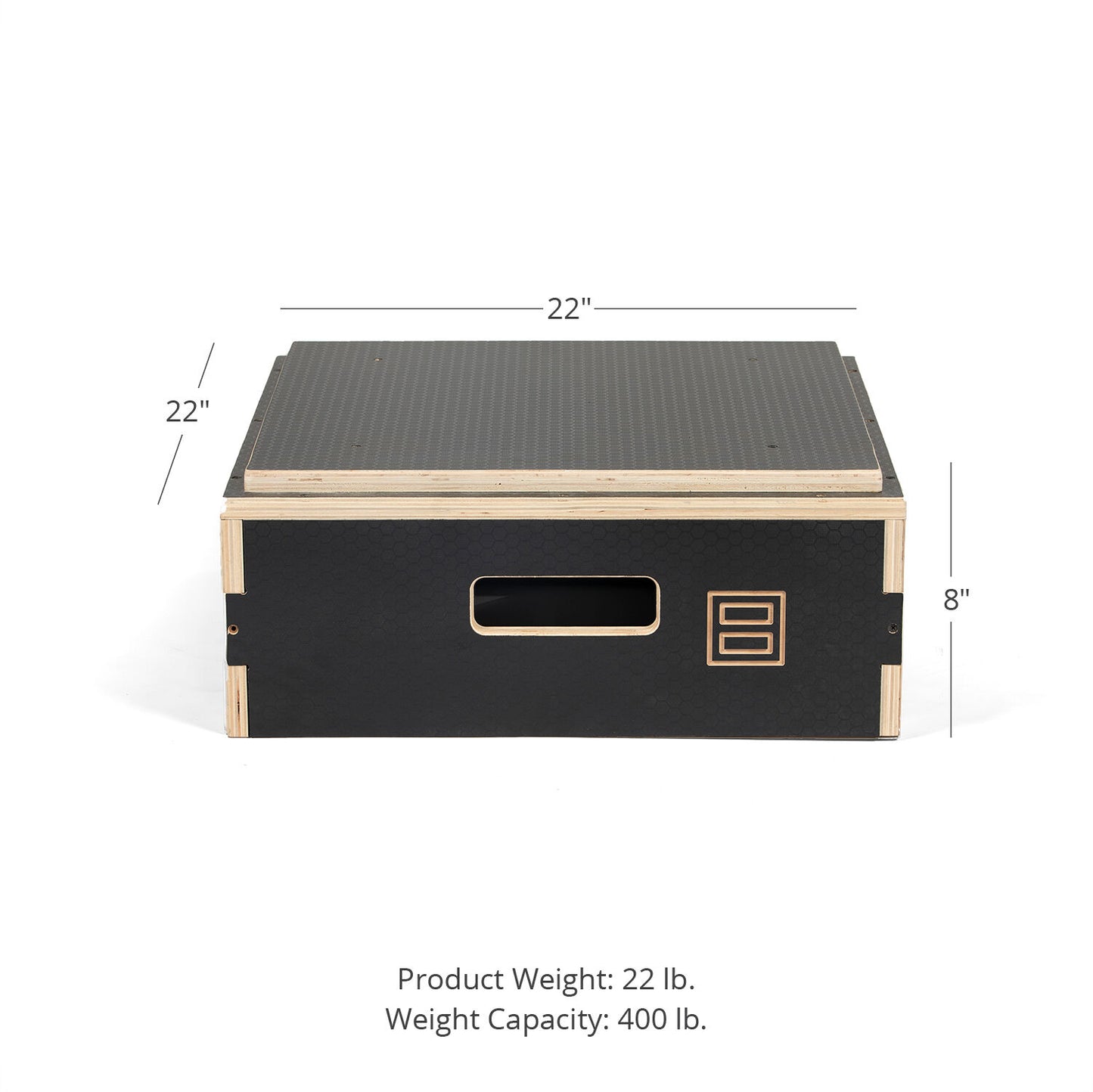 SCRATCH AND DENT - 8-in Stackable Wooden Plyometric Box - FINAL SALE - view 10