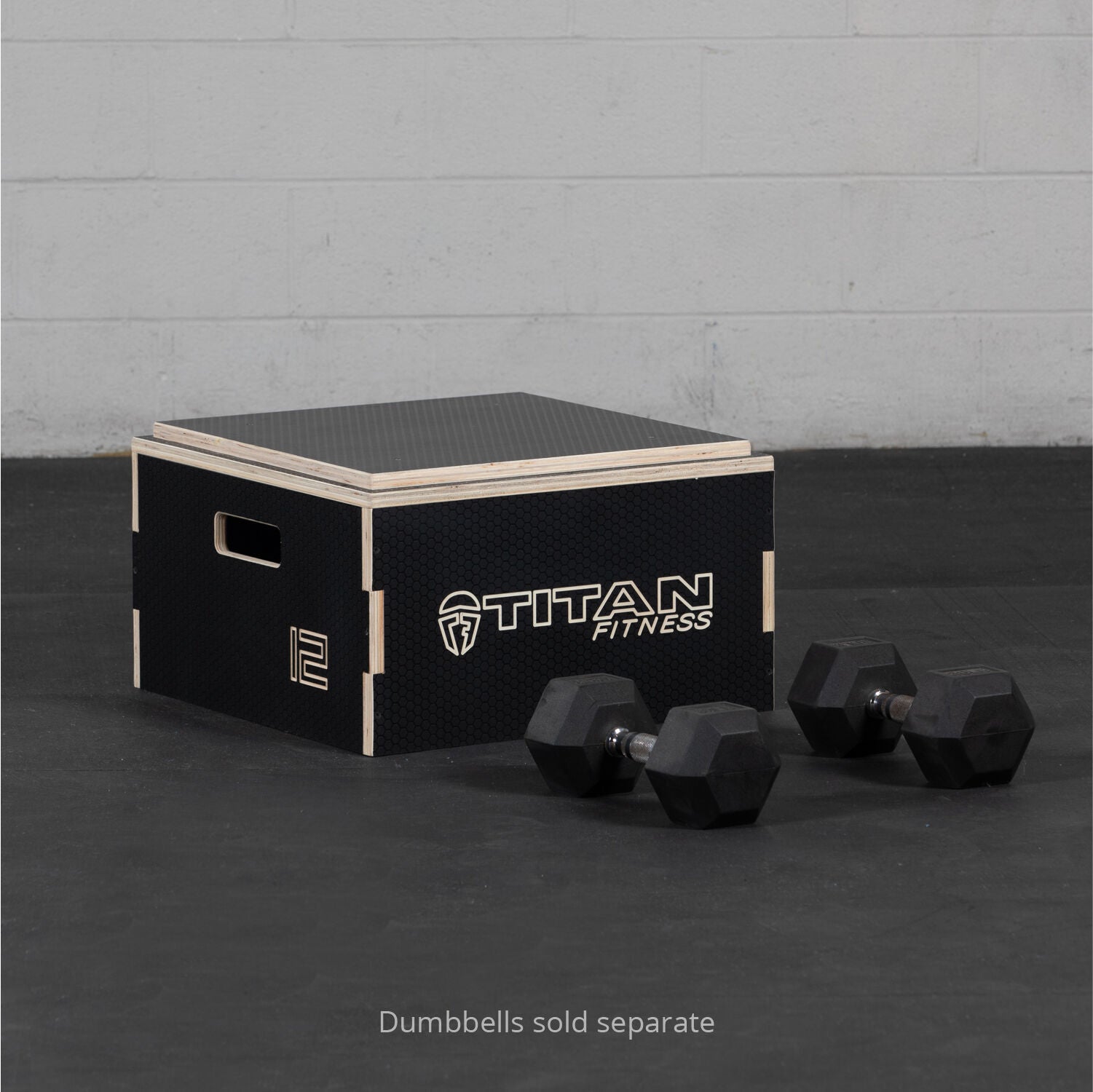 SCRATCH AND DENT - 12-in Stackable Wooden Plyometric Box - FINAL SALE