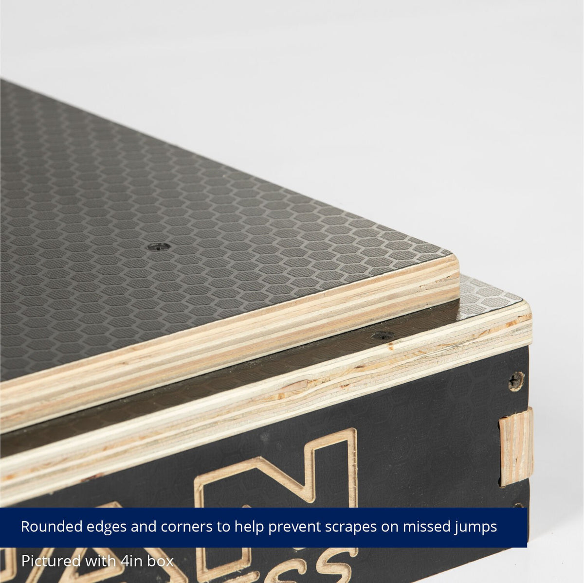 SCRATCH AND DENT - 12-in Stackable Wooden Plyometric Box - FINAL SALE