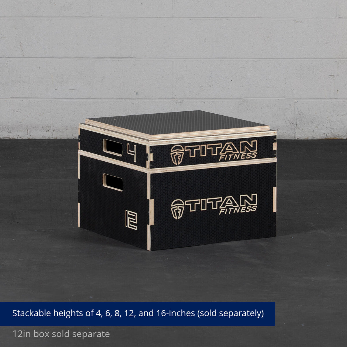SCRATCH AND DENT - 12-in Stackable Wooden Plyometric Box - FINAL SALE - view 8