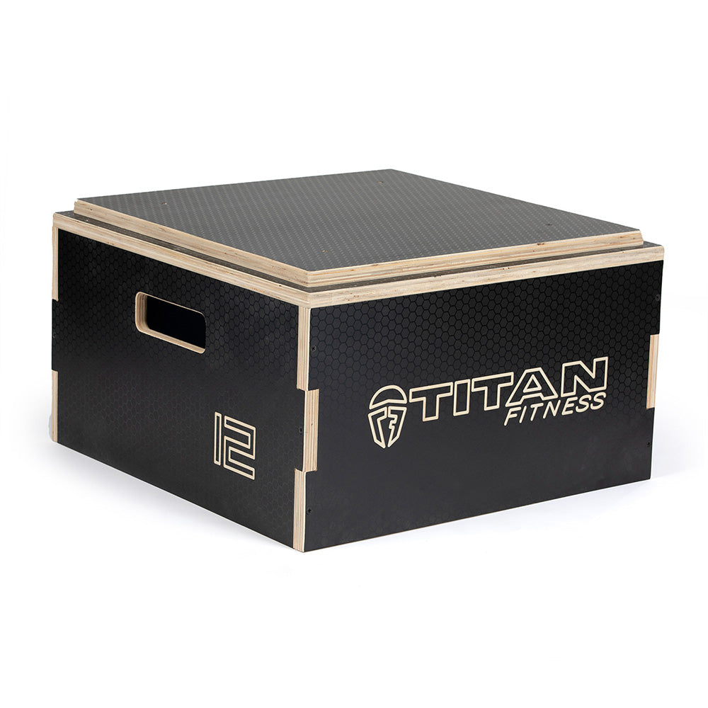 12" Stackable Wooden Plyo Box - view 1