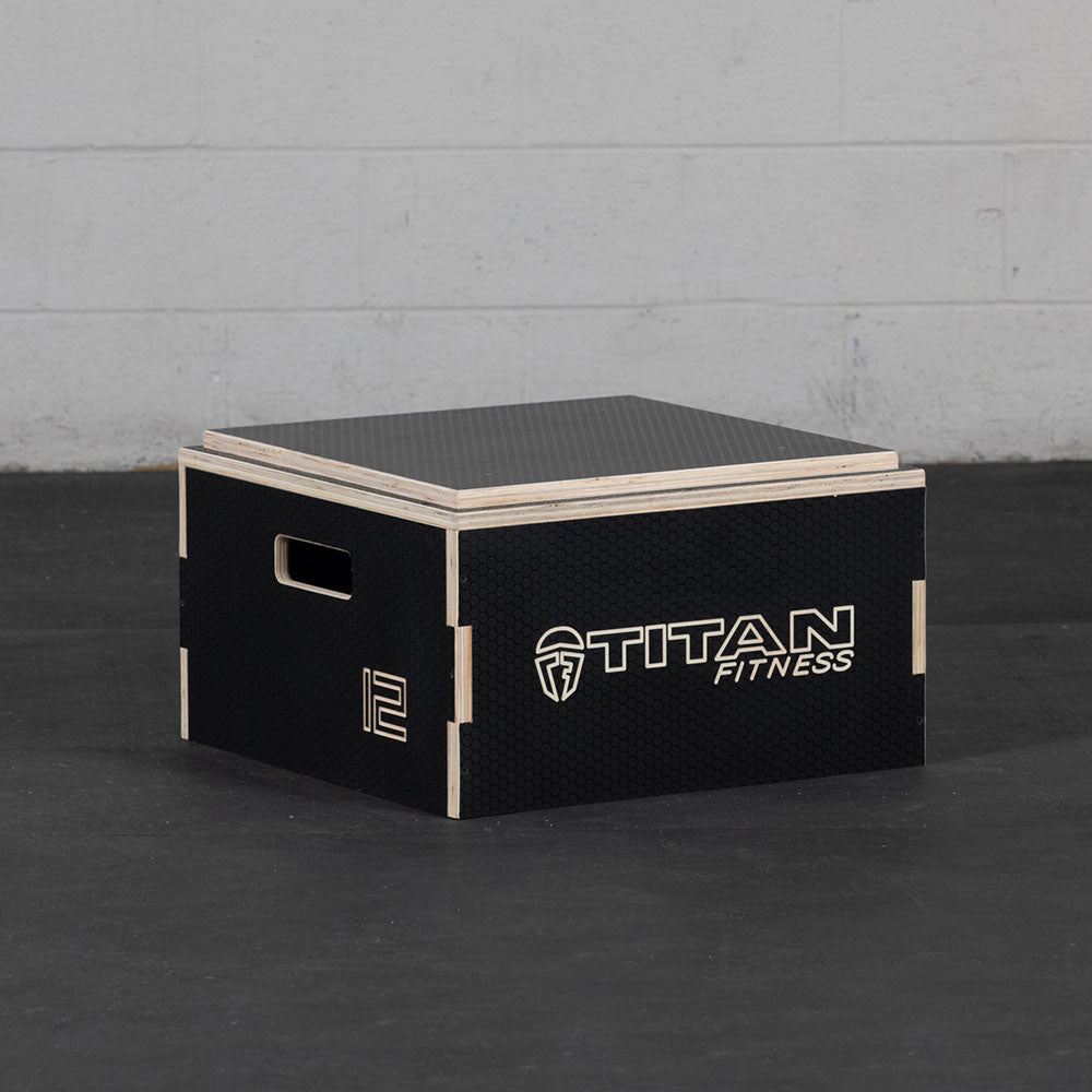 12" Stackable Wooden Plyo Box - view 2