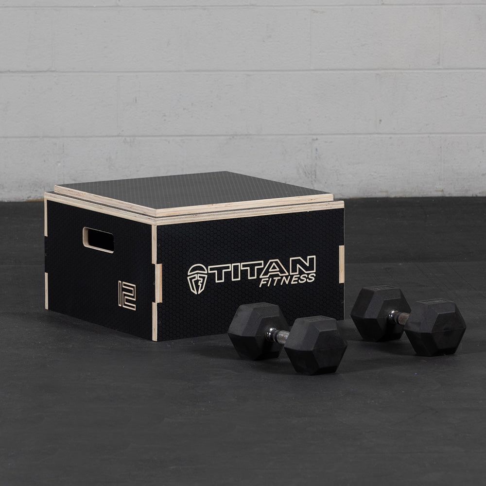 12" Stackable Wooden Plyo Box