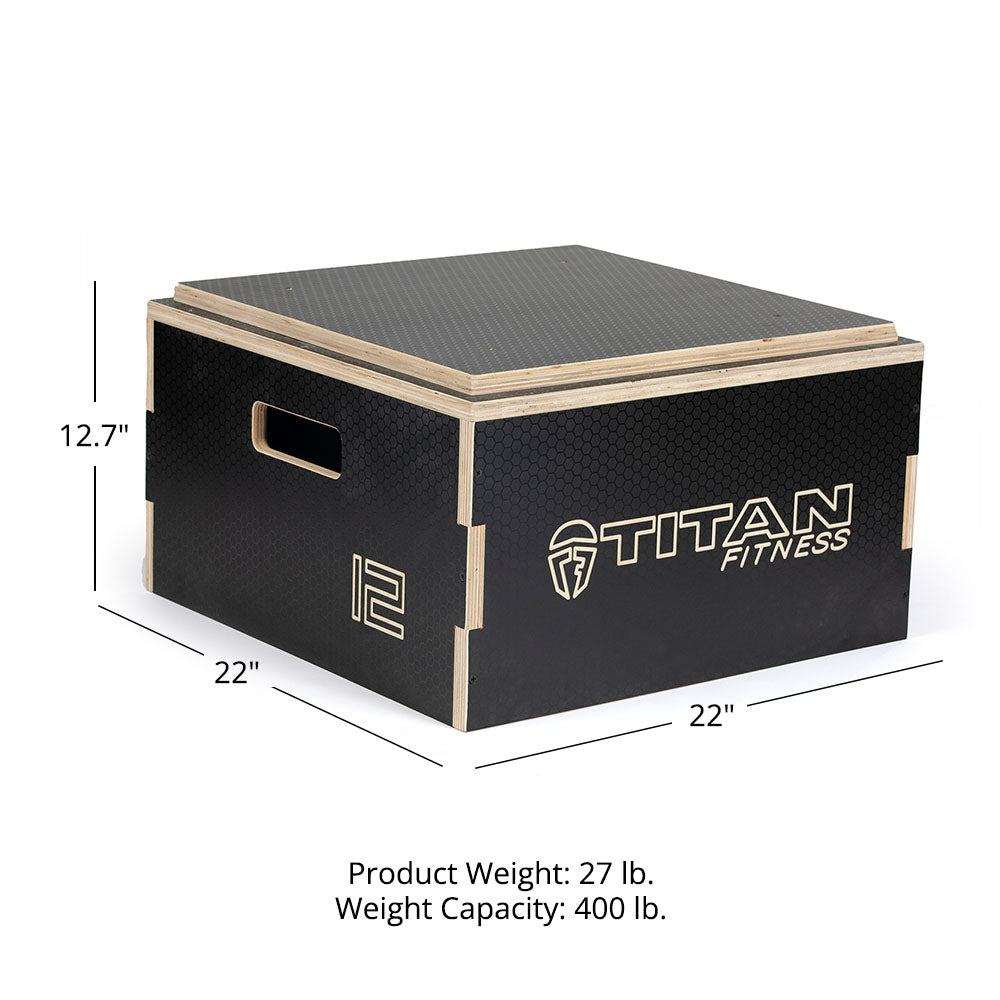 12" Stackable Wooden Plyo Box - view 8
