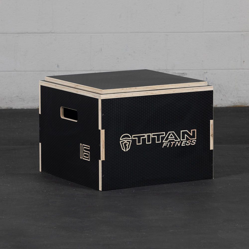 16" Stackable Wooden Plyo Box - view 2