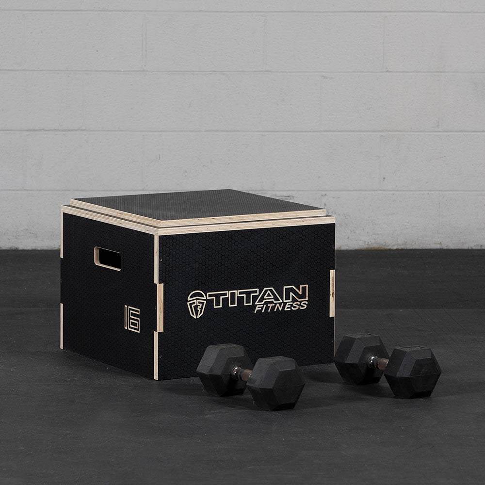16" Stackable Wooden Plyo Box - view 4