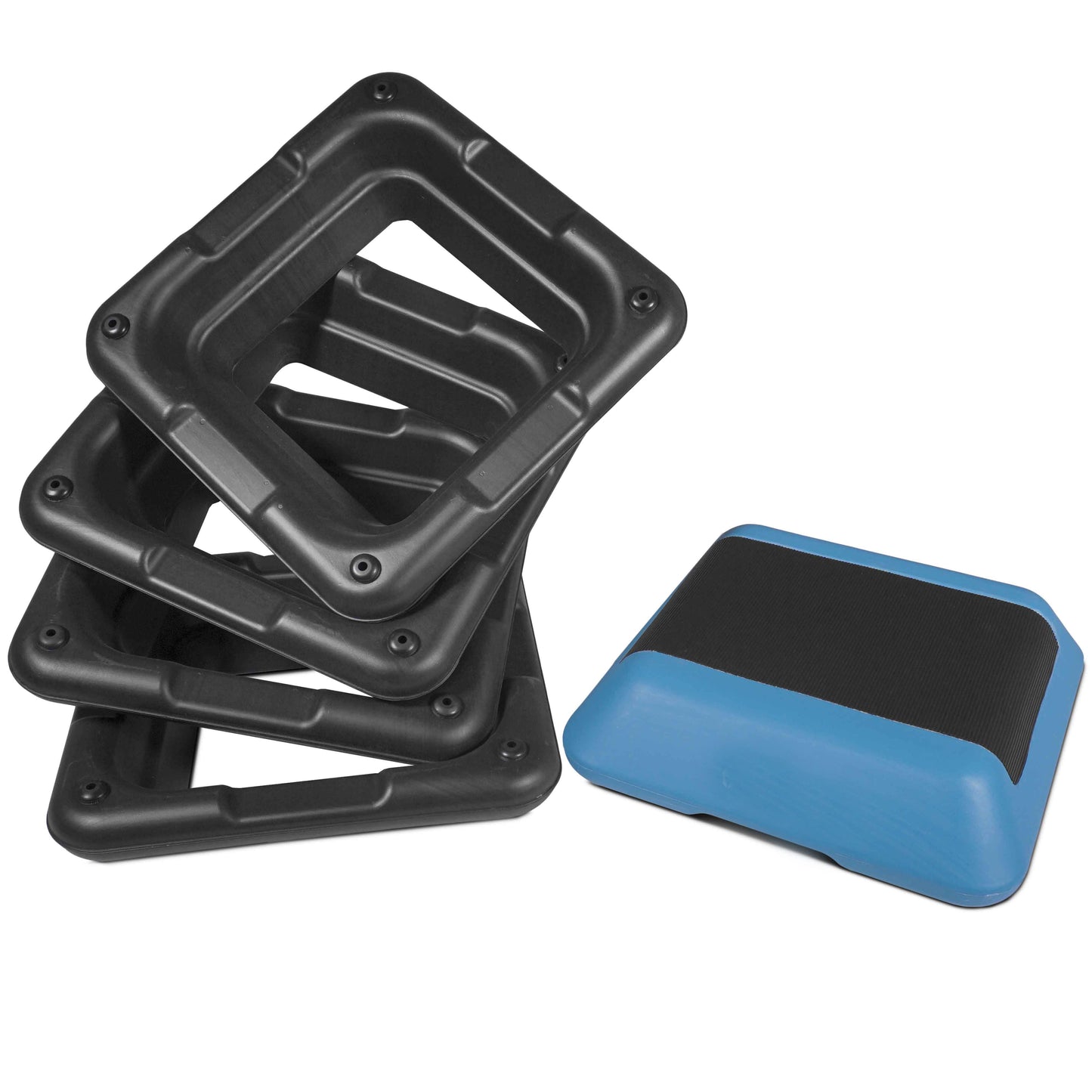 Scratch and Dent - 16"x16" Adjustable Aerobic Step w/ Risers - FINAL SALE - view 1