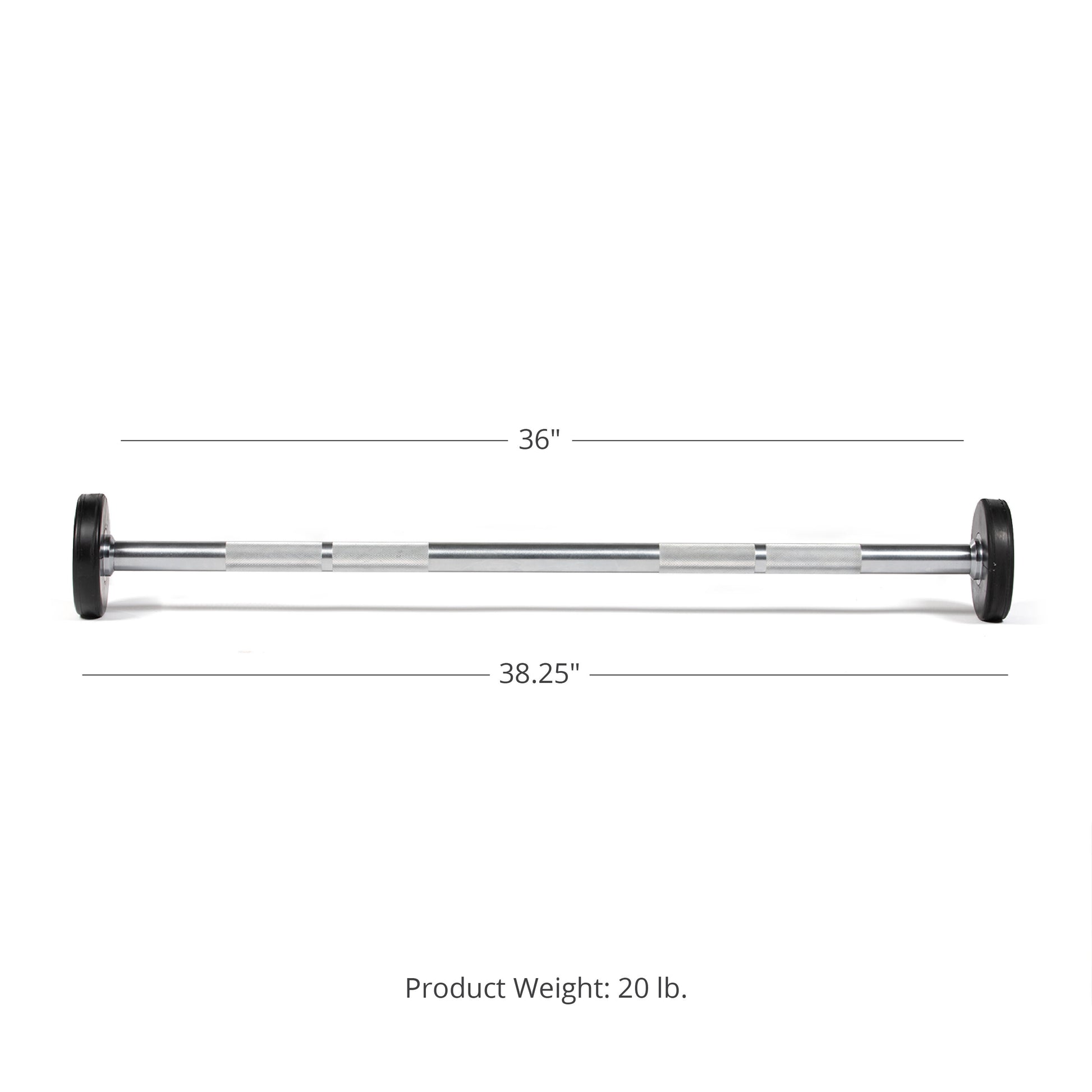 Scratch and Dent - Rubber Fixed Barbell
