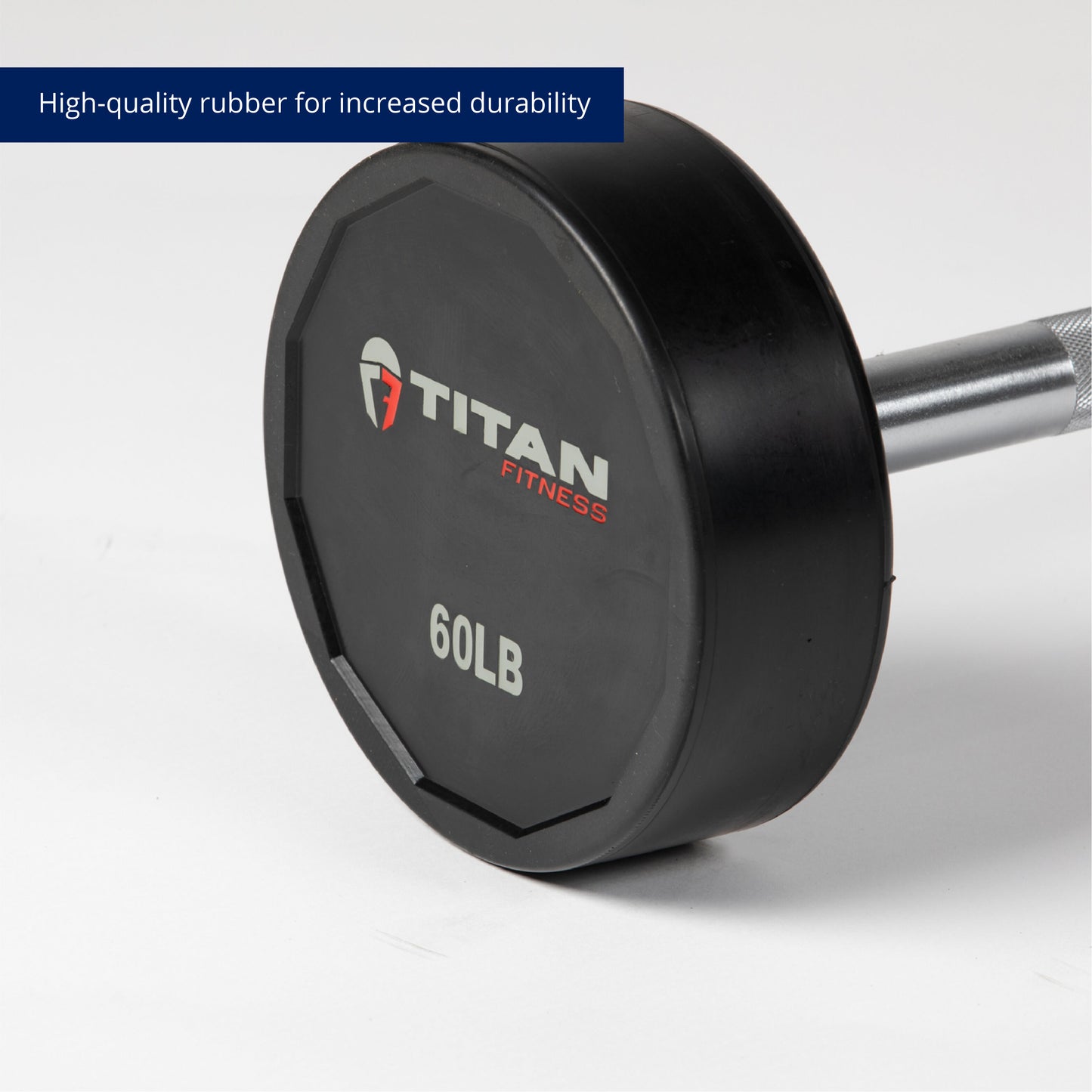 Scratch and Dent - Rubber Fixed Barbell - view 7