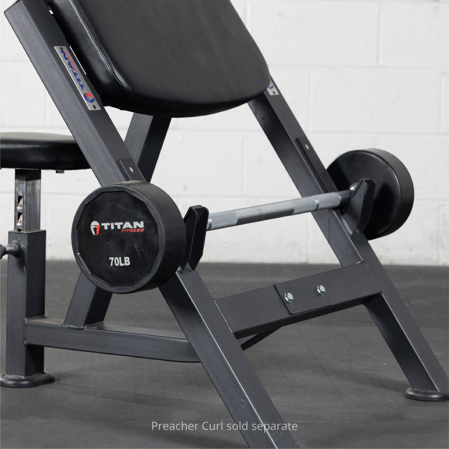 Scratch and Dent - Rubber Fixed Barbell - view 4
