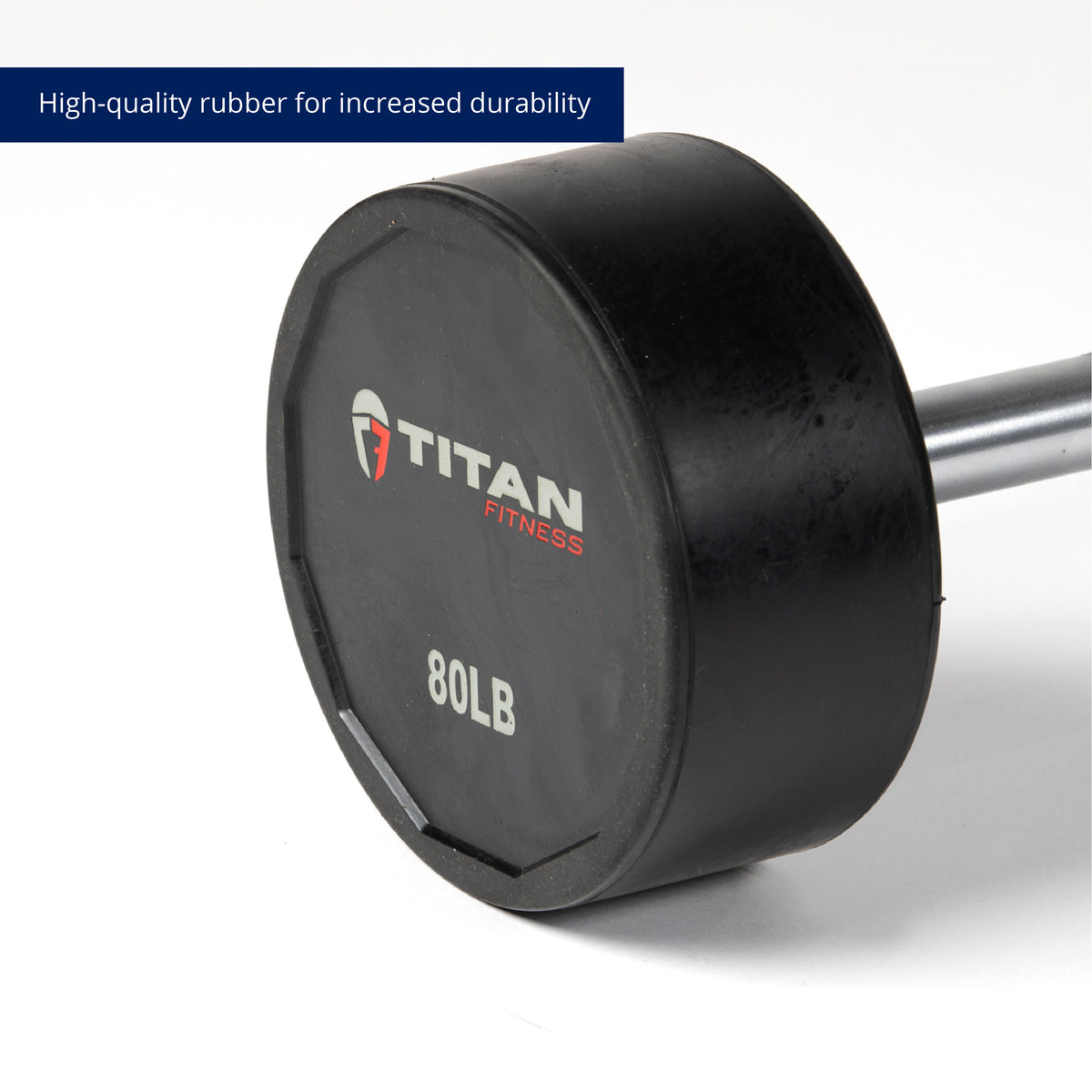 Scratch and Dent - Rubber Fixed Barbell - view 6