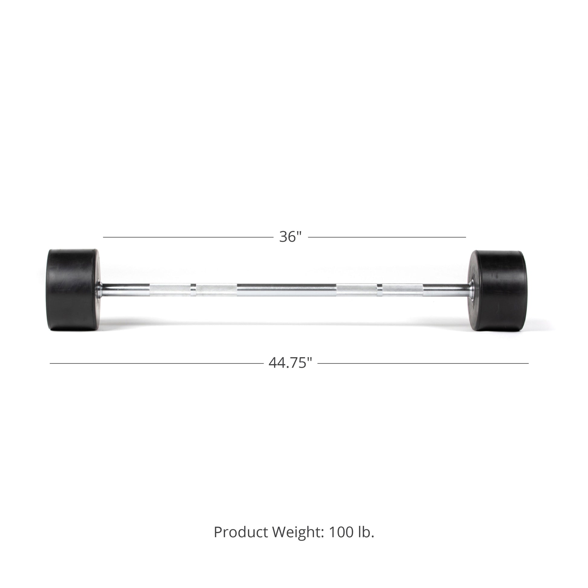 Scratch and Dent - Rubber Fixed Barbell