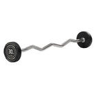 30 LB EZ Curl Fixed Urethane Barbell