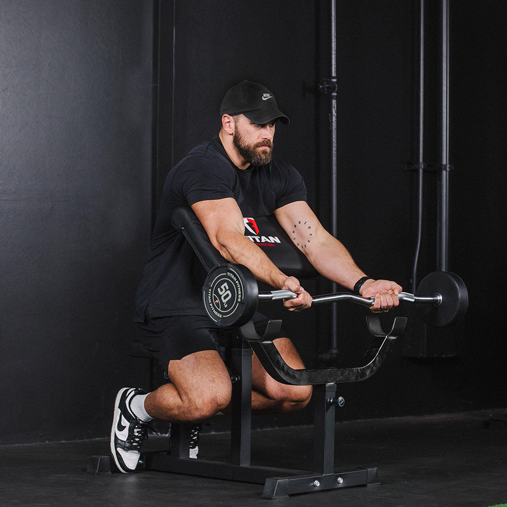 30 LB EZ Curl Fixed Urethane Barbell - view 6