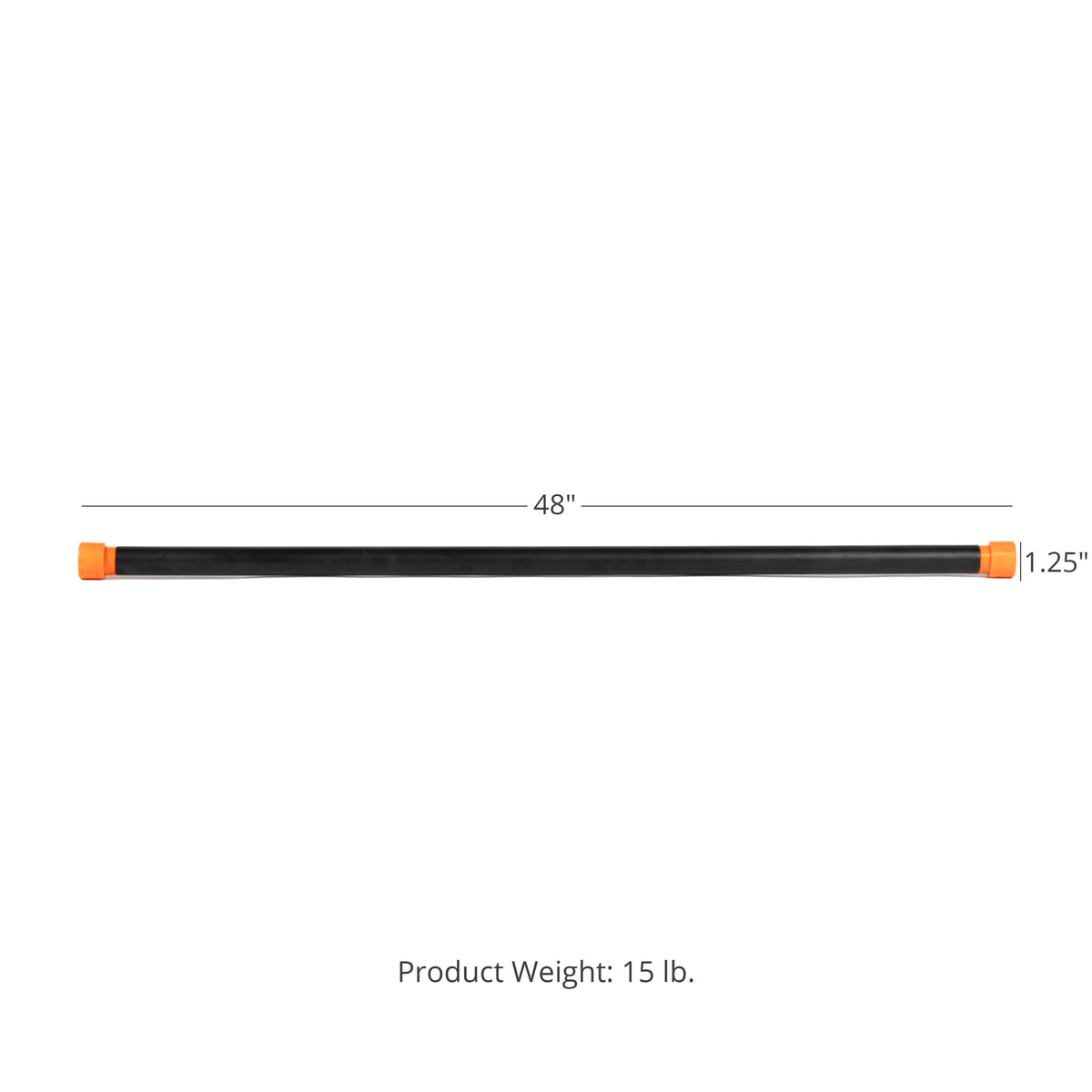 Scratch and Dent - 15 lb Aerobic Exercise Body Bar - FINAL SALE - view 7