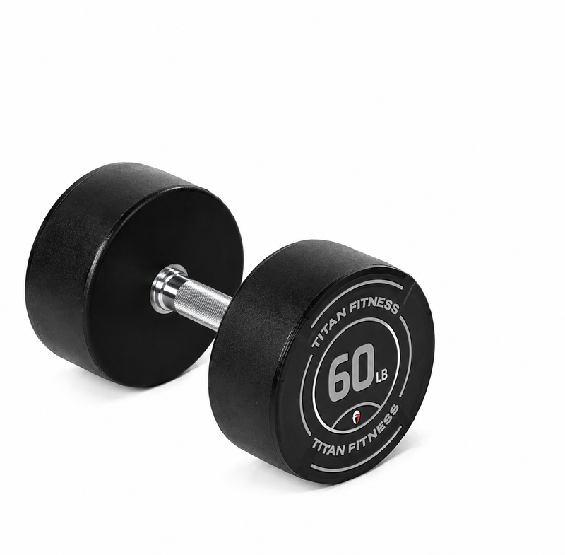 Scratch and Dent, 60 LB Round Urethane Dumbbell